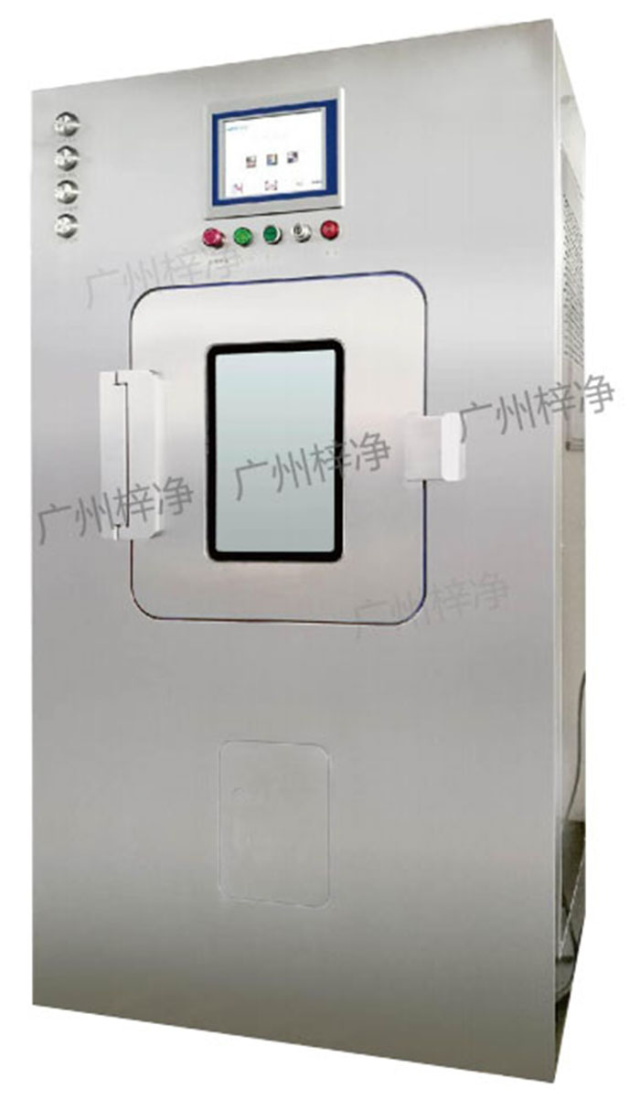 VHP滅菌傳遞窗采用專門的滅菌介質(zhì)給予系統(tǒng)使過氧化氫等離子體更均勻，達到滅菌效果。